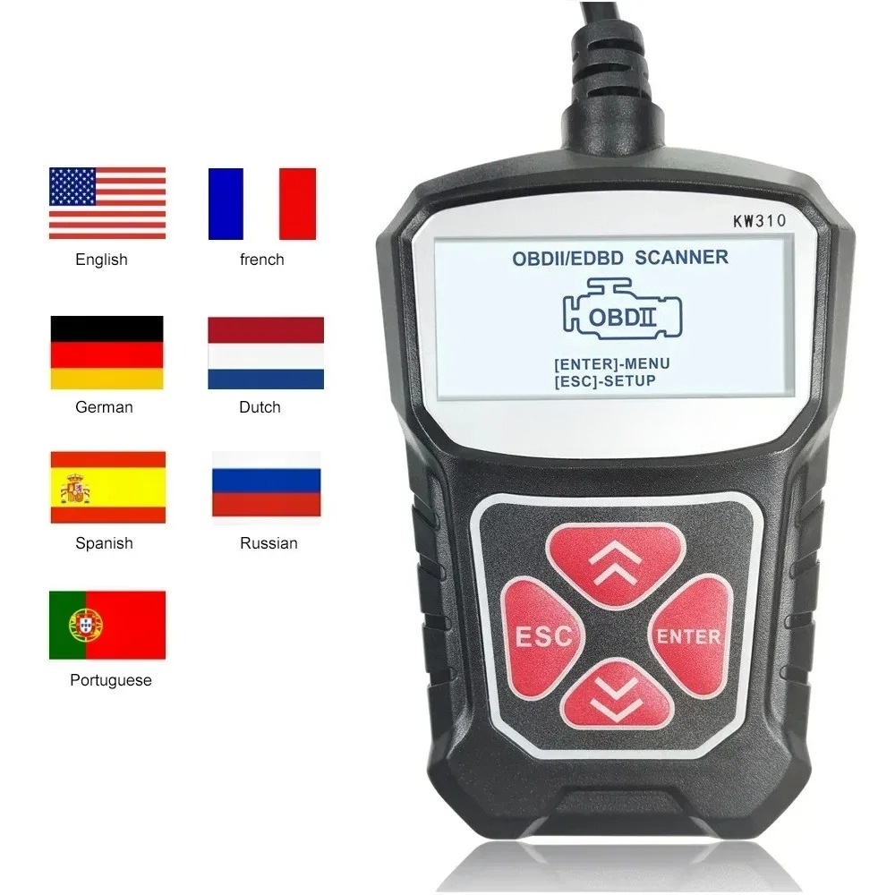 Car Diagnostic Tool - KW310 OBD2 Car Diagnostic Scan Tool