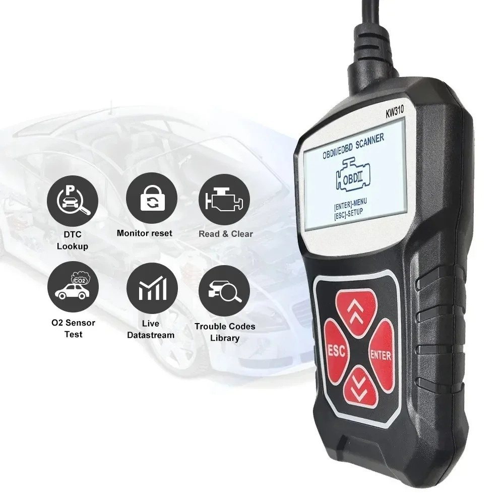 KW310 OBD2 Car Diagnostic Scan - Car Diagnostic Tool recension och pris
