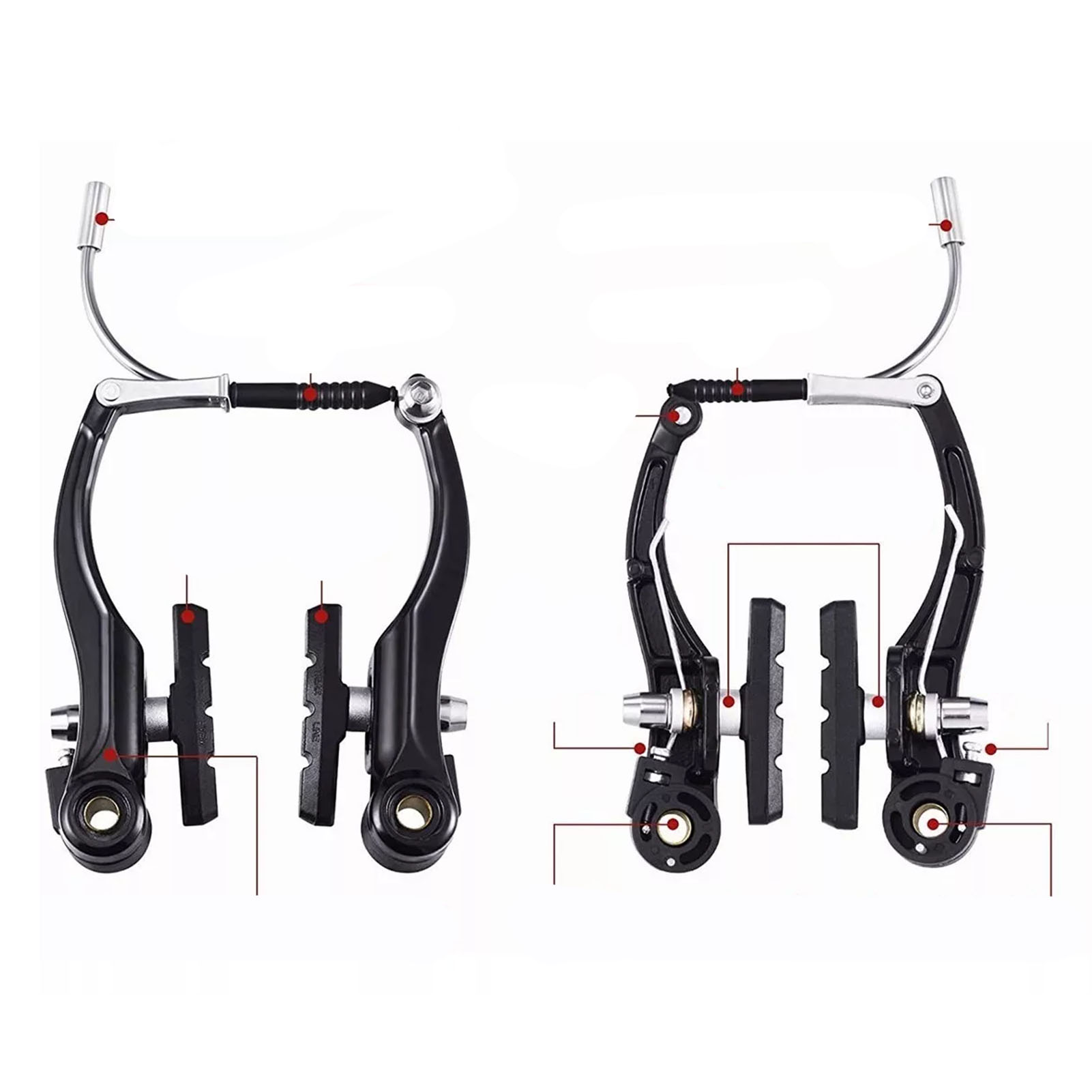 Bike Front Rear V Brake Set Al - Brake Pad Set recension och pris