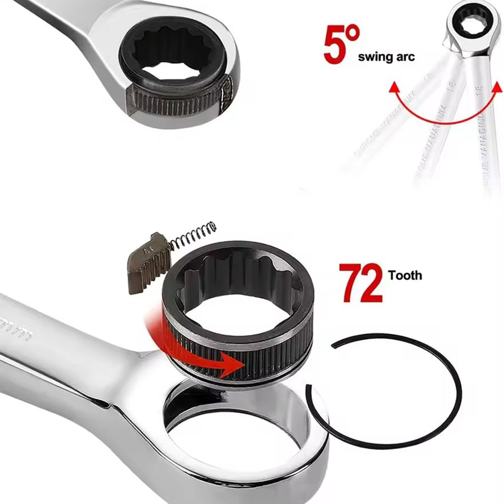 ratchet wrench fixed head mirr - Torque Wrench recension och pris