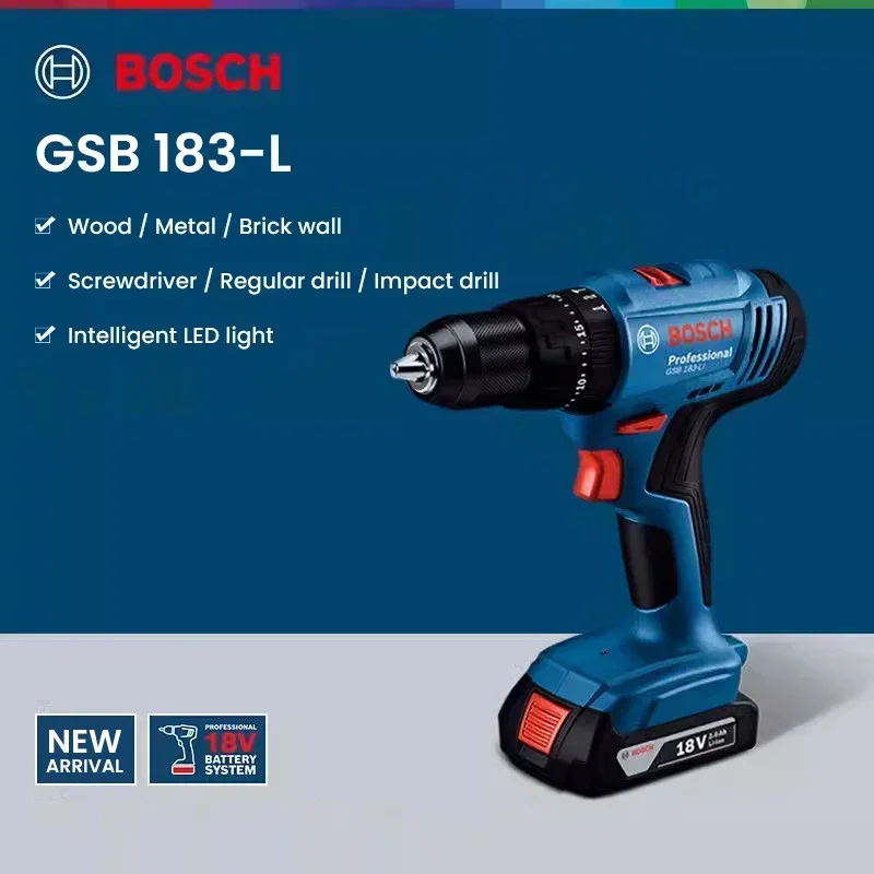 Bosch GSB183-LI 18V Cordless I - Torque Wrench recension och pris