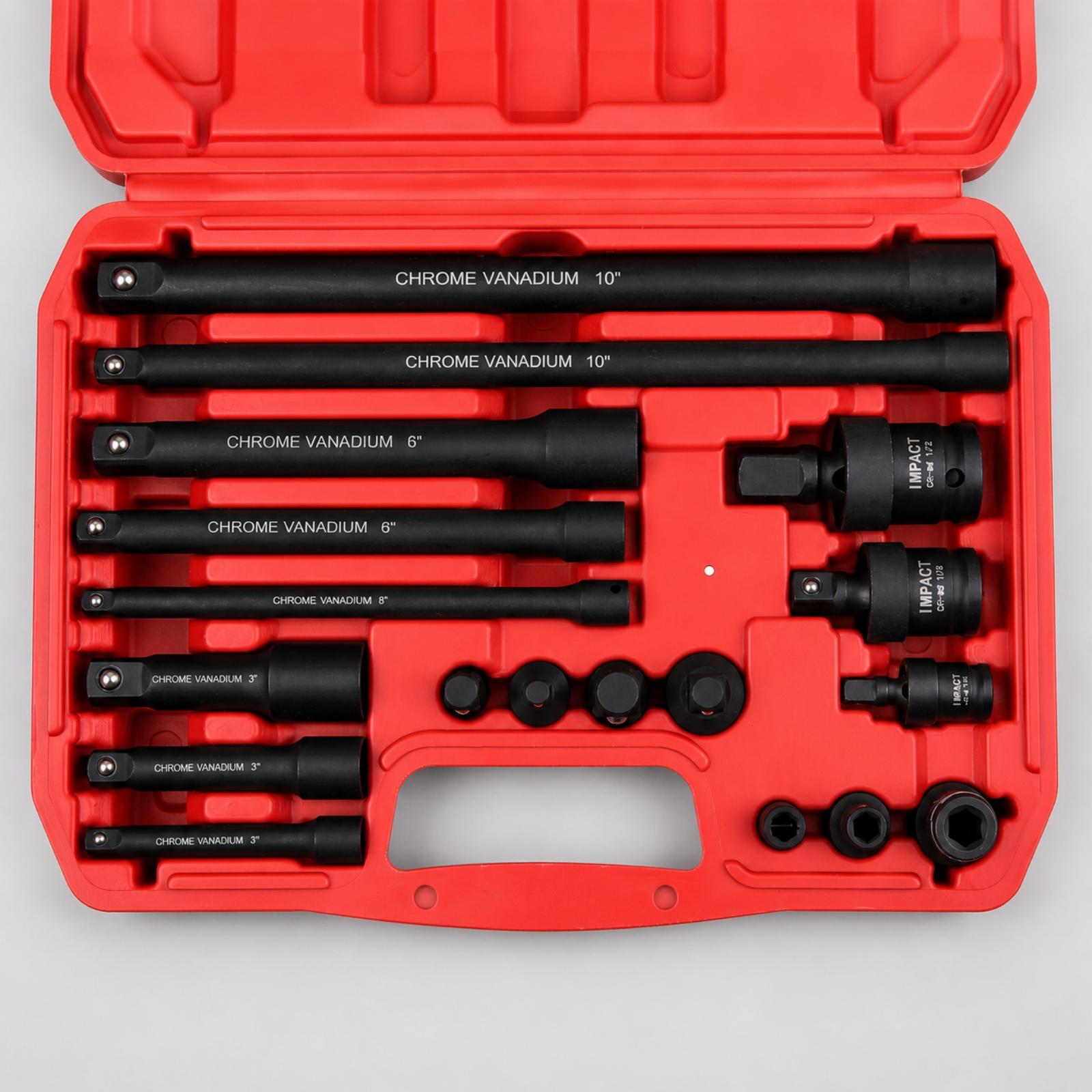 Impact Wrench Kit 18 Piece Ext - Automotive Tools recension och pris