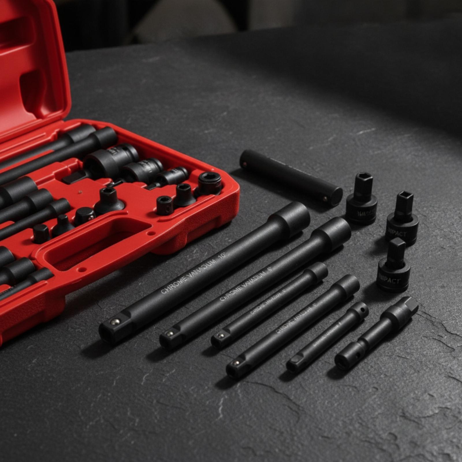 Impact Wrench Kit 18 Piece Ext - Automotive Tools recension och pris
