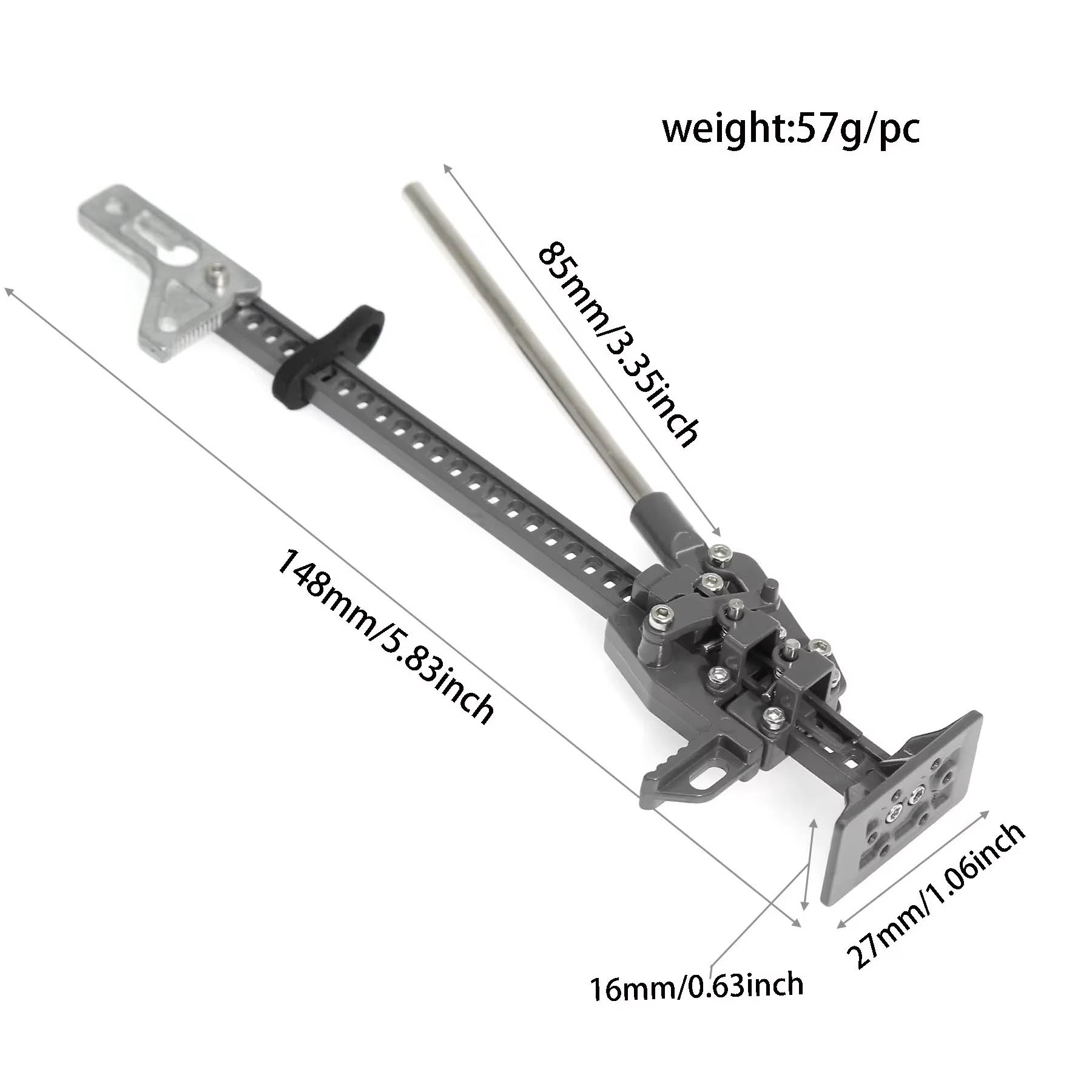 1PC 1/10 RC Crawler Metal Lift - Car Jack recension och pris