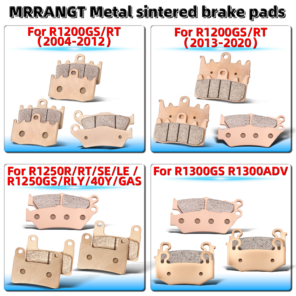 MRRANGT Motorcycle Front Rear  - Brake Pad Set recension och pris